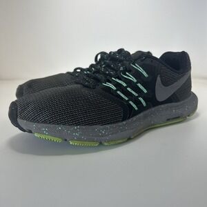 Nike Run Swift Running Shoes Womens SZ 9 Gray Black Green AR1904-001